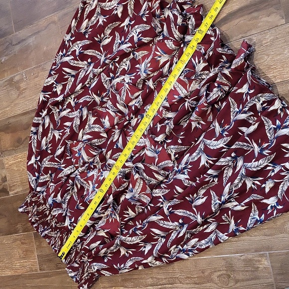 Anthropologie Mynah’s Reynu Taandon Keshika Ruffled Maxi Skirt, Size Large - Picture 5 of 12